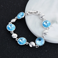 Show details for Irresistible Blue Zinc Alloy Fashion Bracelet As a Gift Show details for Irresistible Blue Zinc Alloy Fashion Bracelet As a Gift