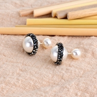 Show details for Need-Now Black Swarovski Element Stud Earrings from Editor Picks Show details for Need-Now Black Swarovski Element Stud Earrings from Editor Picks
