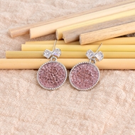 Show details for Fashionable Casual Pink Dangle Earrings Show details for Fashionable Casual Pink Dangle Earrings