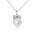 Picture of Nickel Free Platinum Plated Small Pendant Necklace with Easy Return