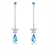 Picture of New Swarovski Element Zinc Alloy Dangle Earrings