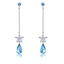 Show details for New Swarovski Element Zinc Alloy Dangle Earrings
