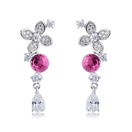 Picture of Zinc Alloy Small Dangle Earrings with Low MOQ