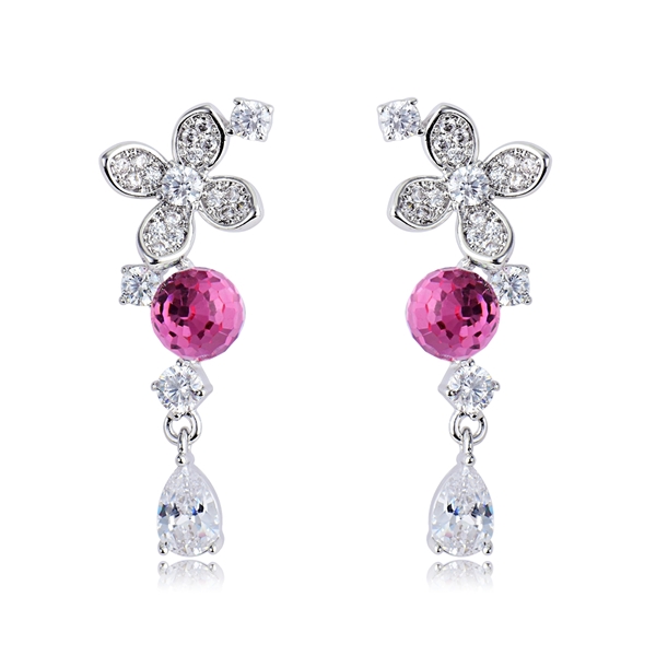 Picture of Zinc Alloy Small Dangle Earrings with Low MOQ