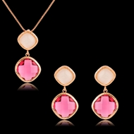 Picture of Classic Rose Gold Plated Necklace and Earring Set Online Only