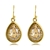 Picture of Affordable Gold Plated Artificial Crystal Dangle Earrings From Reliable Factory