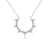 Picture of Shop Platinum Plated White Pendant Necklace with Wow Elements