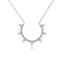 Show details for Shop Platinum Plated White Pendant Necklace with Wow Elements