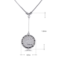 Picture of Stylish Casual Platinum Plated Pendant Necklace