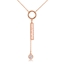 Show details for Beautiful Cubic Zirconia White Pendant Necklace
