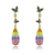 Picture of Pretty Cubic Zirconia Colorful Dangle Earrings