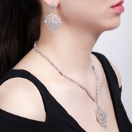 Picture of Luxury Big Necklace and Earring Set Online Only