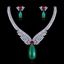 Show details for Good Cubic Zirconia Luxury Necklace and Earring Set