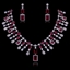 Show details for Copper or Brass Platinum Plated Necklace and Earring Set from Certified Factory