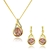 Picture of Brand New Rose Gold Plated Crystal Fashion Jewelry Sets