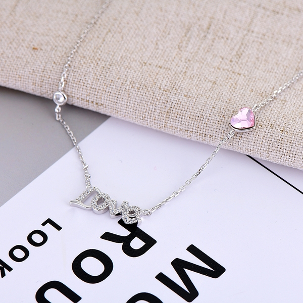 Picture of Stylish Casual Pink Pendant Necklace