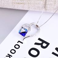 Show details for Stylish Casual Platinum Plated Pendant Necklace Show details for Stylish Casual Platinum Plated Pendant Necklace