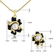 Picture of Affordable Zinc Alloy Gold Plated Necklace and Earring Set from Top Designer