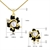 Picture of Affordable Zinc Alloy Gold Plated Necklace and Earring Set from Top Designer