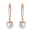 Show details for Distinctive White Artificial Pearl Dangle Earrings As a Gift