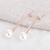 Picture of Sparkly Casual White Dangle Earrings