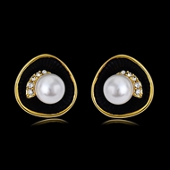 Picture of Shop Gold Plated Zinc Alloy Stud Earrings with Wow Elements