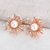 Picture of Zinc Alloy Rose Gold Plated Stud Earrings in Flattering Style