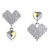 Picture of Casual Platinum Plated Stud Earrings with Price