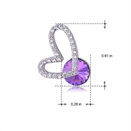 Picture of Affordable Zinc Alloy Purple Stud Earrings from Top Designer