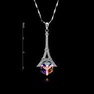 Picture of Brand New Colorful 925 Sterling Silver Pendant Necklace