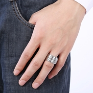 Picture of Stainless Steel Dubai Fashion Ring for Her