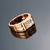 Picture of Copper or Brass Rose Gold Plated Fashion Ring at Super Low Price