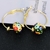 Picture of Purchase Gold Plated Enamel Hoop Earrings Exclusive Online