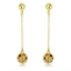Show details for Purchase Gold Plated Classic Dangle Earrings Exclusive Online