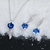 Picture of Recommended Blue Fashion Necklace and Earring Set from Top Designer