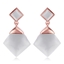 Show details for Featured White Opal Dangle Earrings with Full Guarantee