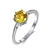 Picture of New Season Yellow Casual Fashion Ring with SGS/ISO Certification