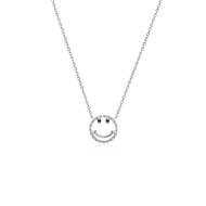 Picture of 925 Sterling Silver Cubic Zirconia Pendant Necklace at Great Low Price