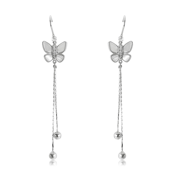 Picture of Eye-Catching White Casual Dangle Earrings at Unbeatable Price