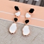 Show details for Zinc Alloy Enamel Dangle Earrings in Exclusive Design