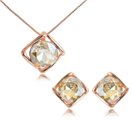 Picture of Fast Selling Yellow Rose Gold Plated Necklace and Earring Set from Editor Picks