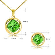 Picture of Classic Zinc Alloy Necklace and Earring Set with Fast Delivery