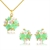 Picture of Exclusive Classic Rose Gold Plated Necklace and Earring Set with Full Guarantee