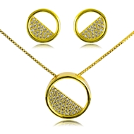 Picture of Affordable Platinum Plated Classic Necklace and Earring Set from Trust-worthy Supplier