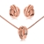 Picture of Classic Rose Gold Plated Necklace and Earring Set Online Only