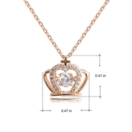 Picture of Nickel Free Rose Gold Plated Delicate Pendant Necklace with No-Risk Refund