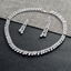 Show details for Copper or Brass Platinum Plated Necklace and Earring Set with Unbeatable Quality