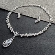 Show details for Casual White Necklace and Earring Set Shopping Show details for Casual White Necklace and Earring Set Shopping