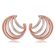 Picture of Wholesale Rose Gold Plated Zinc Alloy Stud Earrings with No-Risk Return