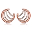 Show details for Wholesale Rose Gold Plated Zinc Alloy Stud Earrings with No-Risk Return